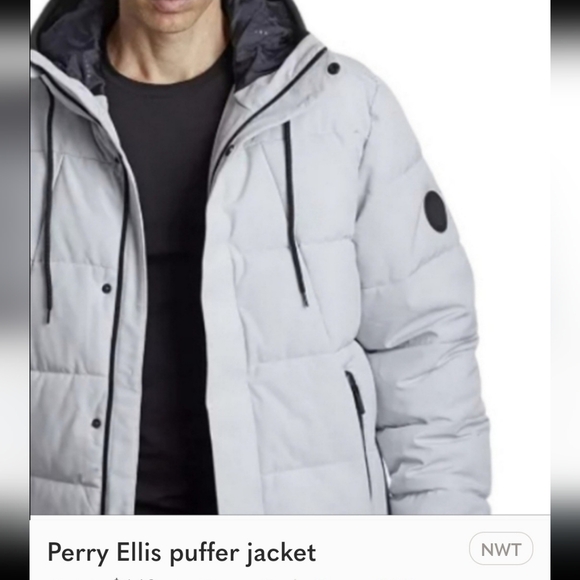 Perry Ellis puffer jacket - Picture 2 of 2